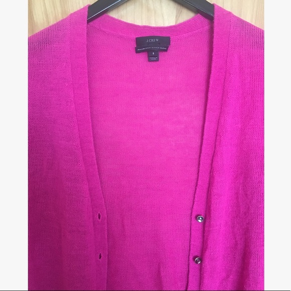 Like New J. Crew Pink Cardigan - Picture 2 of 2